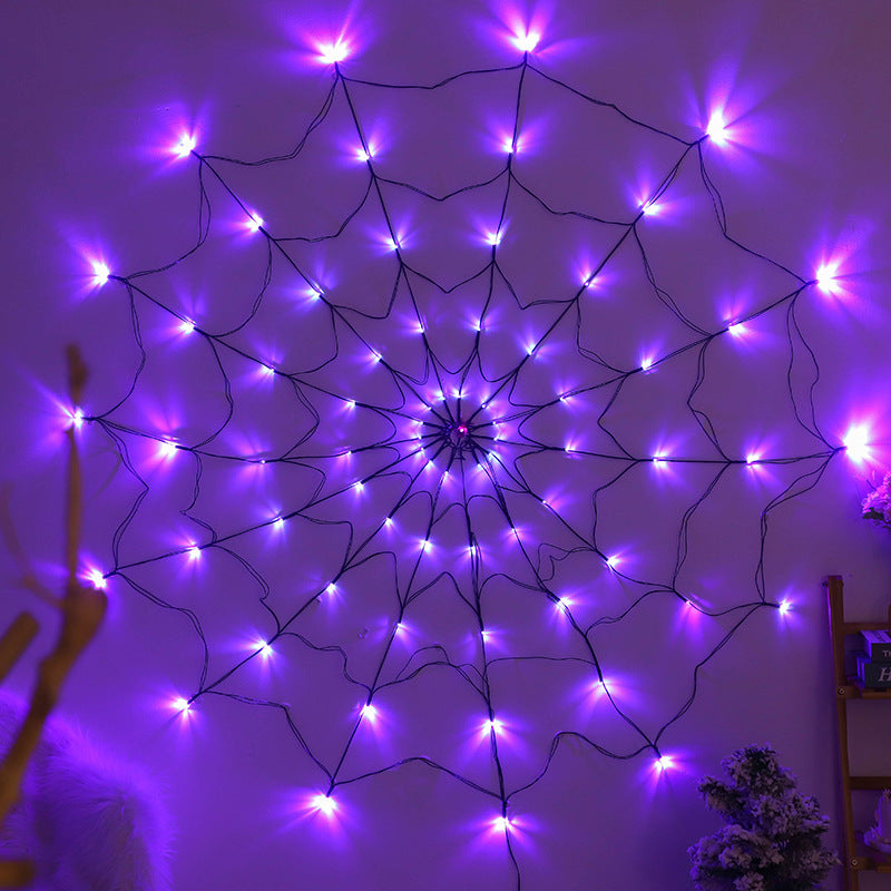 🎃✨ Halloween Spider Web String Lights – Perfect Holiday & Party Gift!