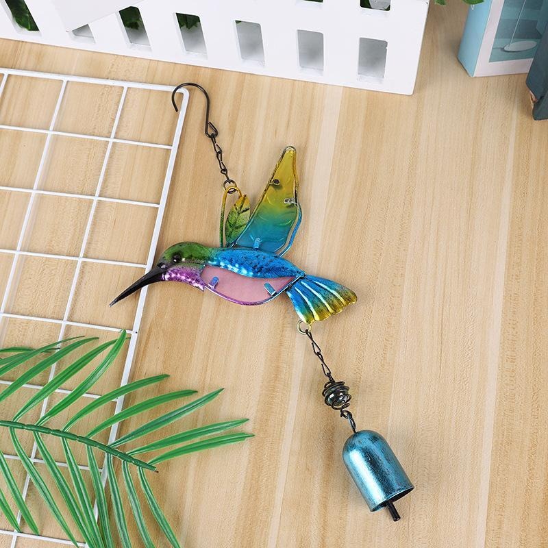 🎁✨ Elegant Metal Hummingbird Wind Chimes - Perfect Holiday & Special Occasion Gift!