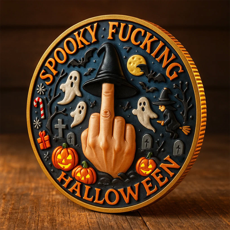 🎁✨ Spooky Halloween Coin - Perfect Holiday Gift & Special Occasion Present!