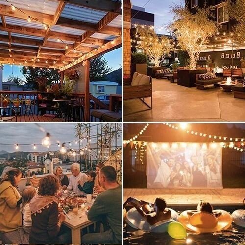 ✨Solar-Powered LED Outdoor String Lights✨ – Perfect Gift for Holidays & Special Occasions! 🎁