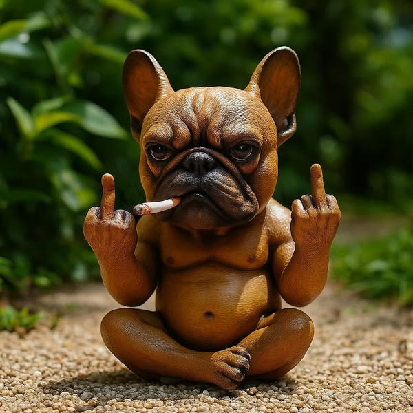 Rebellious French Bulldog Ornament 🎁🐶 – Perfect Holiday & Special Occasion Gift