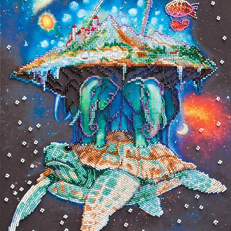 🎁✨ Raven DIY Bead Embroidery Kit – Perfect Gift for Holidays & Special Occasions