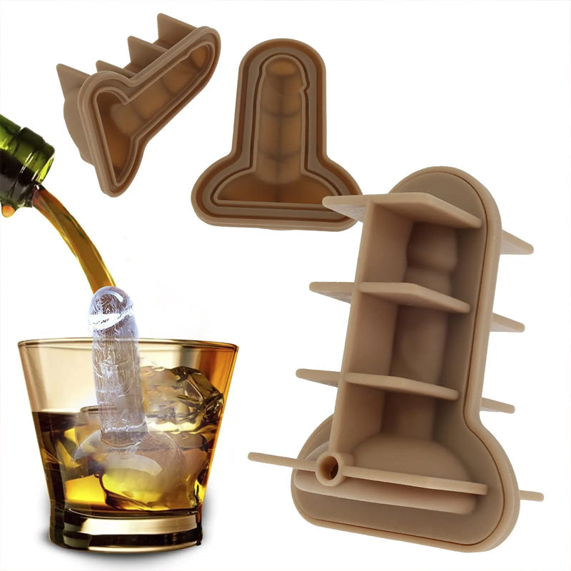 Funny Adult Prank Ice Cube Mold 🎁❄️ - Perfect Gift for Holidays & Special Occasions