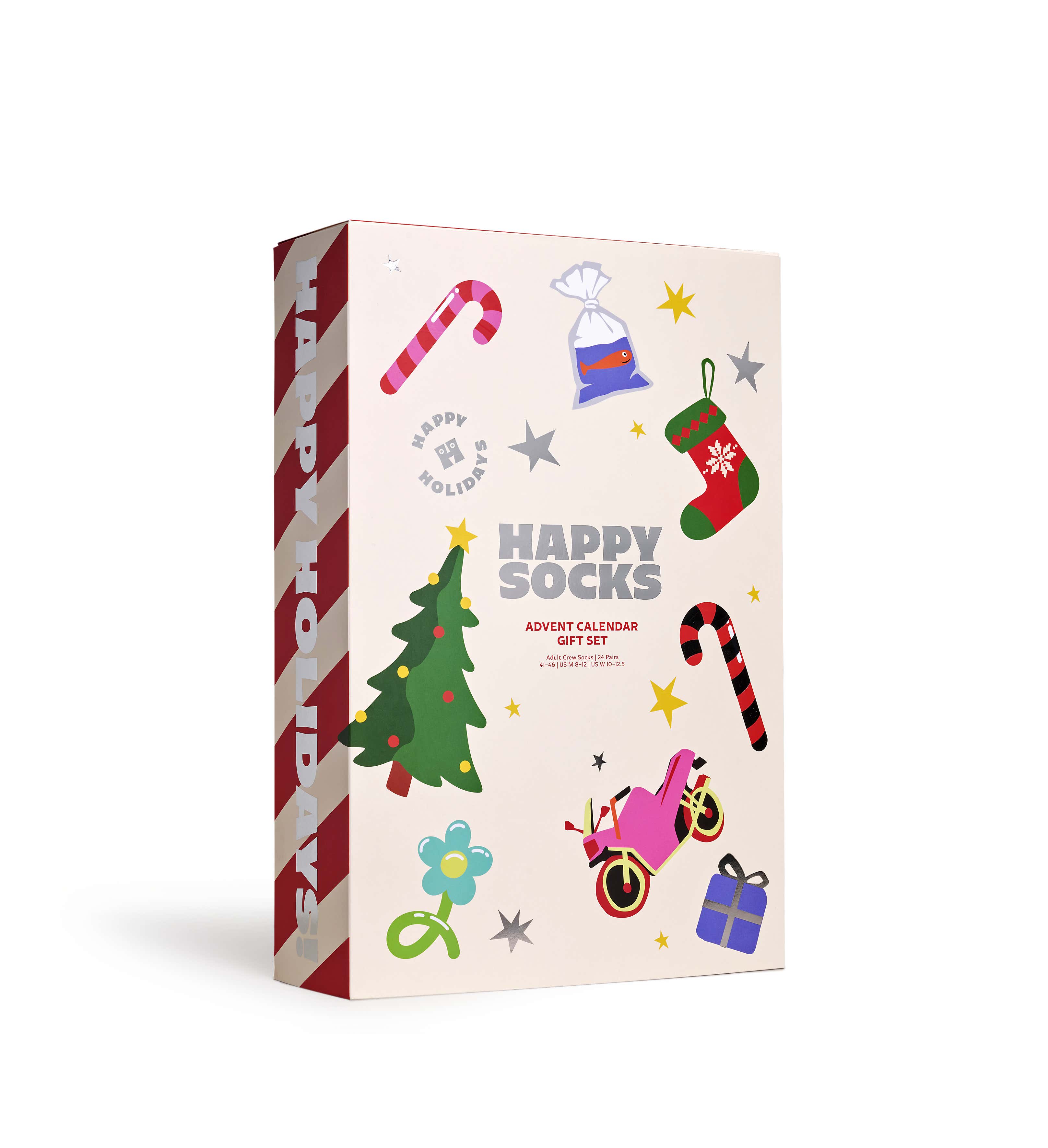 24 Days Socks Advent Calendar Gift Set 🎁🧦 – Perfect Holiday & Special Occasion Present