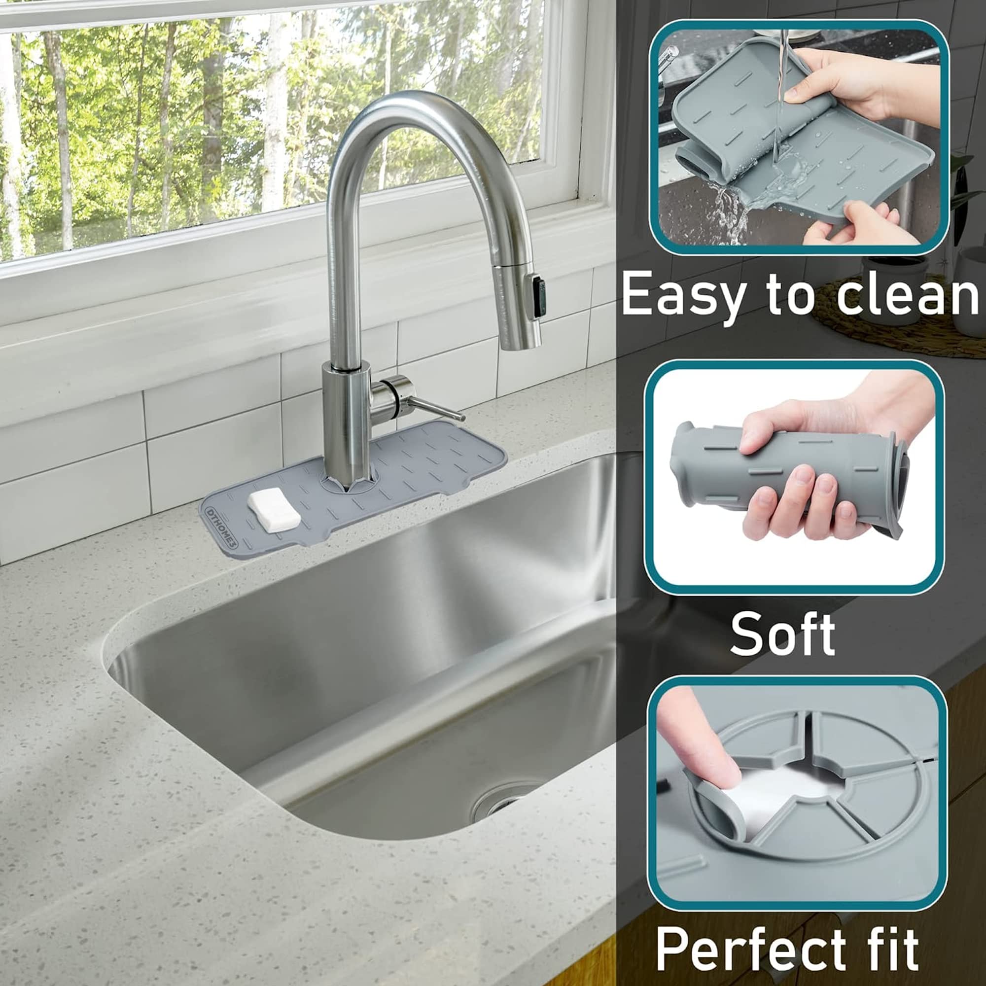 🎁✨ Silicone Faucet Handle Drip Catcher Mat – Perfect Holiday & Special Occasion Gift (Buy 3 Get Free Shipping!)