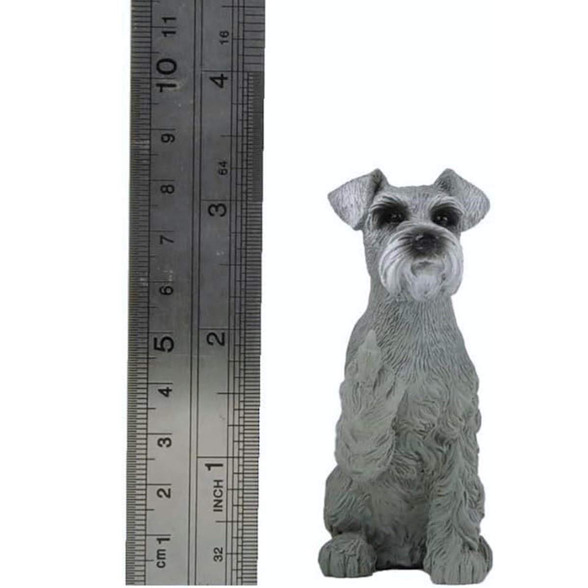 🎁😂 Hilarious Schnauzer Middle Finger Figurine - Perfect Gift for Holidays & Special Occasions!