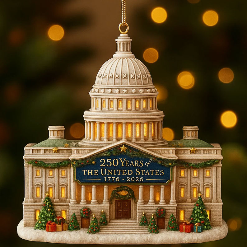 🎁 Liberty Bell 250th Anniversary Keepsake Ornament – Perfect Holiday & Special Occasion Gift 🎉