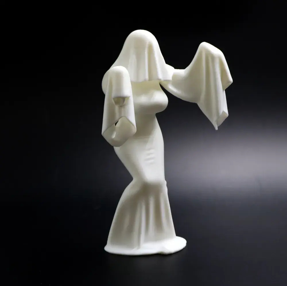 🎃👻 Spooky Ghost Lady Desktop Decor - Perfect Halloween Gift & Holiday Keepsake!