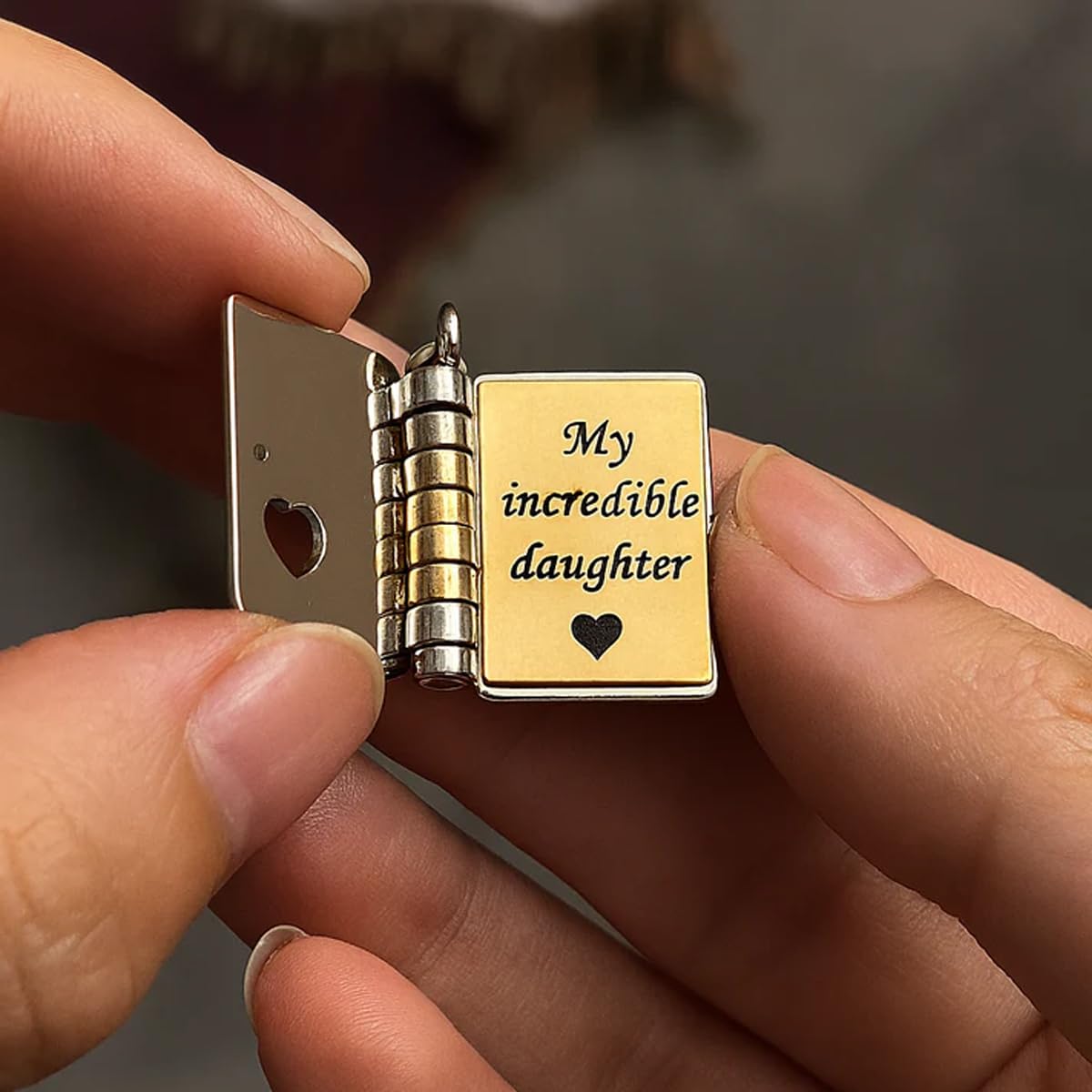 ✨ My Little Star Book Necklace - A Heartfelt Gift for Daughter (Perfect for Birthdays & Holidays!) 💖