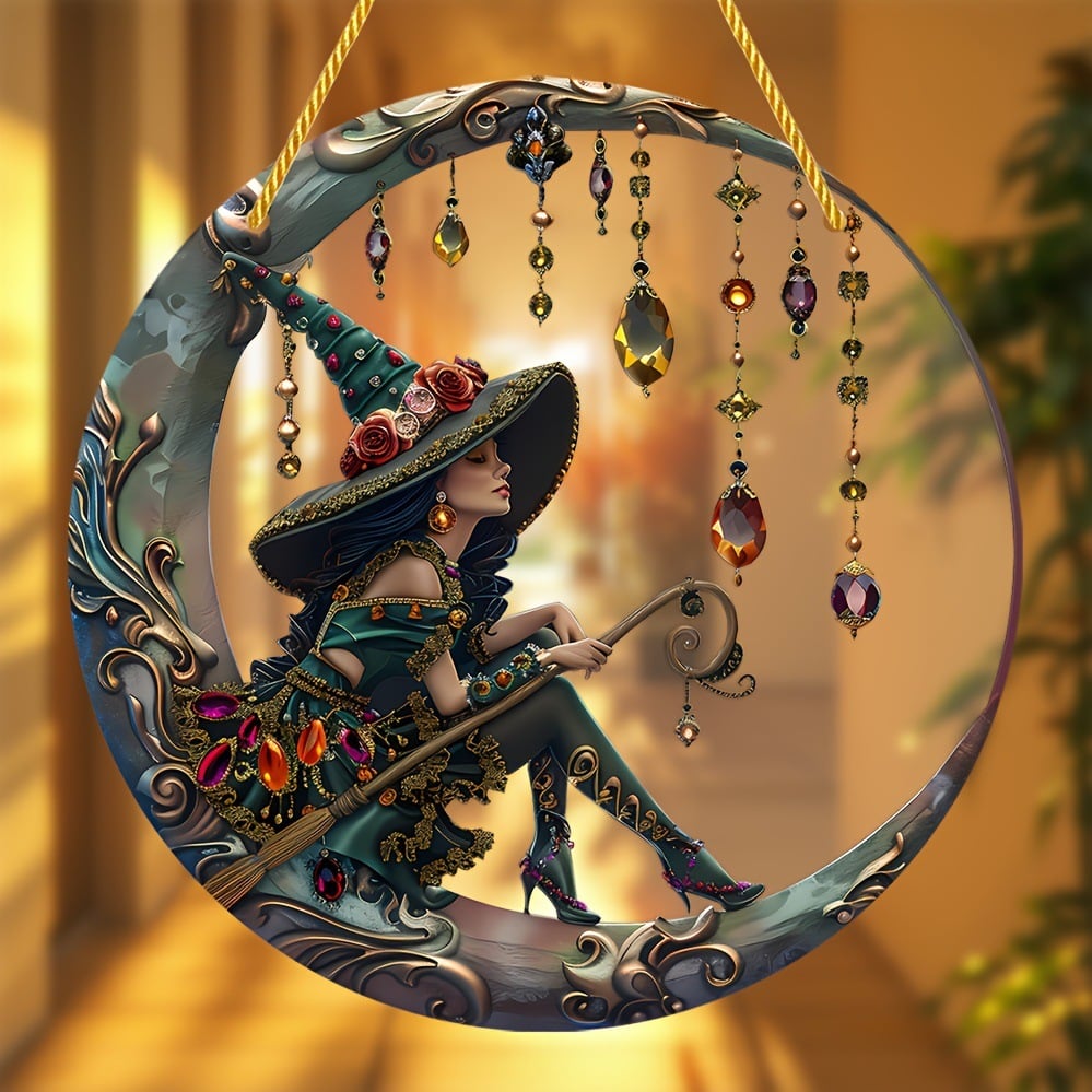 🧙♀️✨ Personalized Witch Suncatcher - Perfect Holiday & Gift Occasion Ornament
