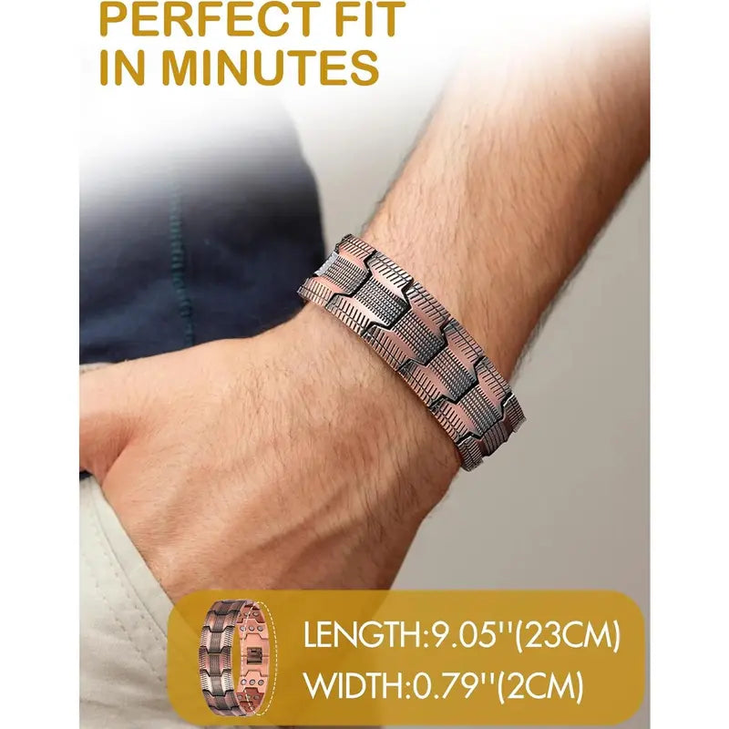 ✨Copper Magnetic Bracelet – Thoughtful Gift to Relieve Fatigue & Boost Wellness for Holidays & Special Occasions💝