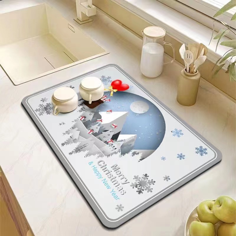 🎁 Perfect Gift for Mom! 💝 Kitchen Super Absorbent Draining Mat – Holiday & Special Occasion Ready (Buy 2 Get Free Shipping)