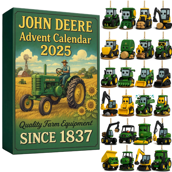 🎁🚜 John Deere 2025 Advent Calendar - Perfect Holiday Gift for Kids & Collectors!