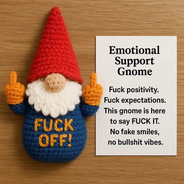Emotional Support Gnome 🎁✨ – Perfect Gift for Holidays & Special Occasions