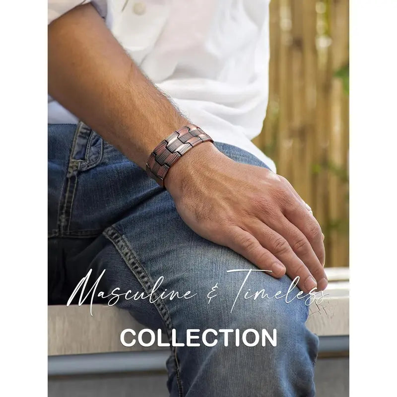 ✨Copper Magnetic Bracelet – Thoughtful Gift to Relieve Fatigue & Boost Wellness for Holidays & Special Occasions💝