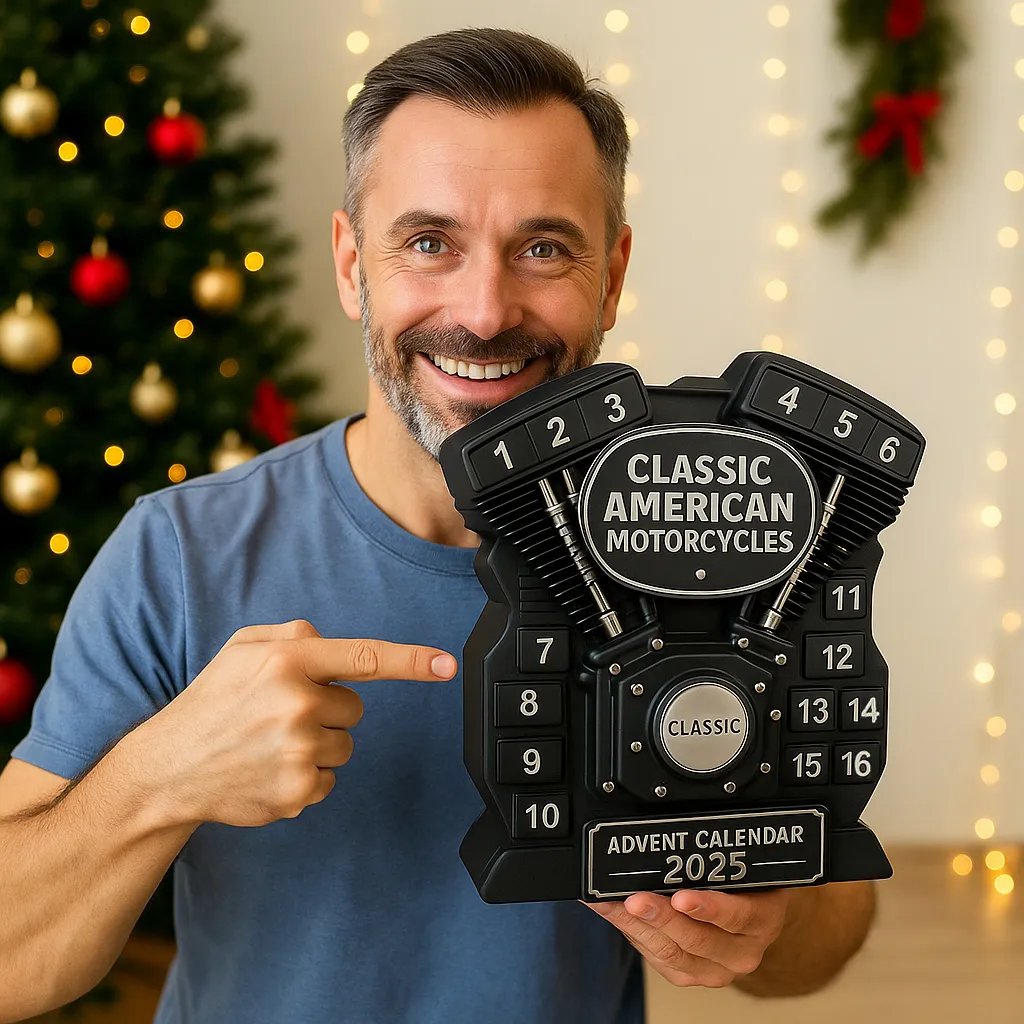 ๐ Classic American Motorcycles Advent Calendar 2025 - Perfect Holiday Gift! ๐๏ธ