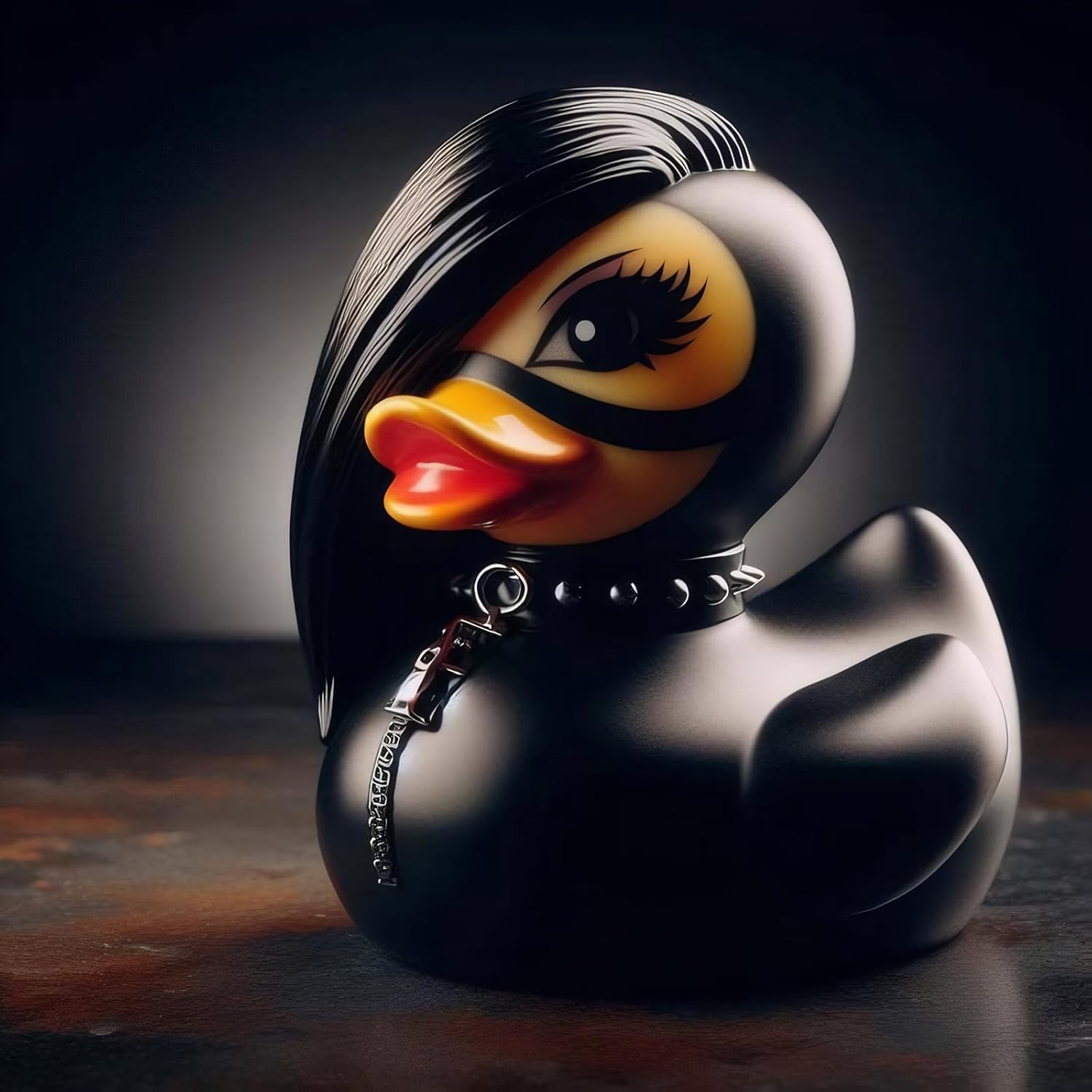 🦆🎁 Gothic Punk Duck Resin Kit – Unique Gift for Holidays & Special Occasions