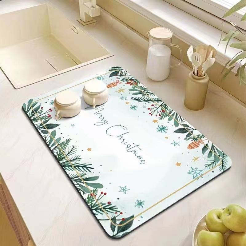 🎁 Perfect Gift for Mom! 💝 Kitchen Super Absorbent Draining Mat – Holiday & Special Occasion Ready (Buy 2 Get Free Shipping)