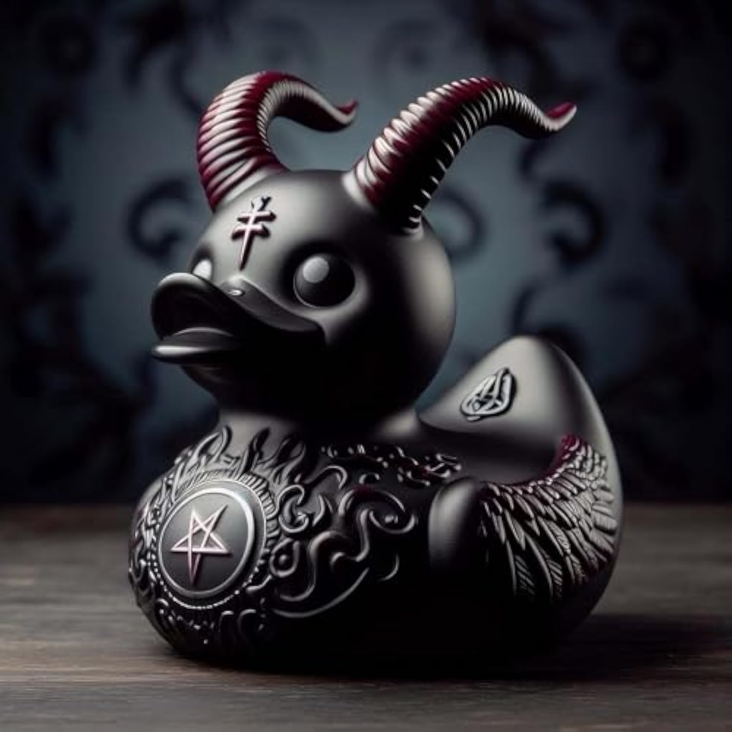 🦆🎁 Gothic Punk Duck Resin Kit – Unique Gift for Holidays & Special Occasions