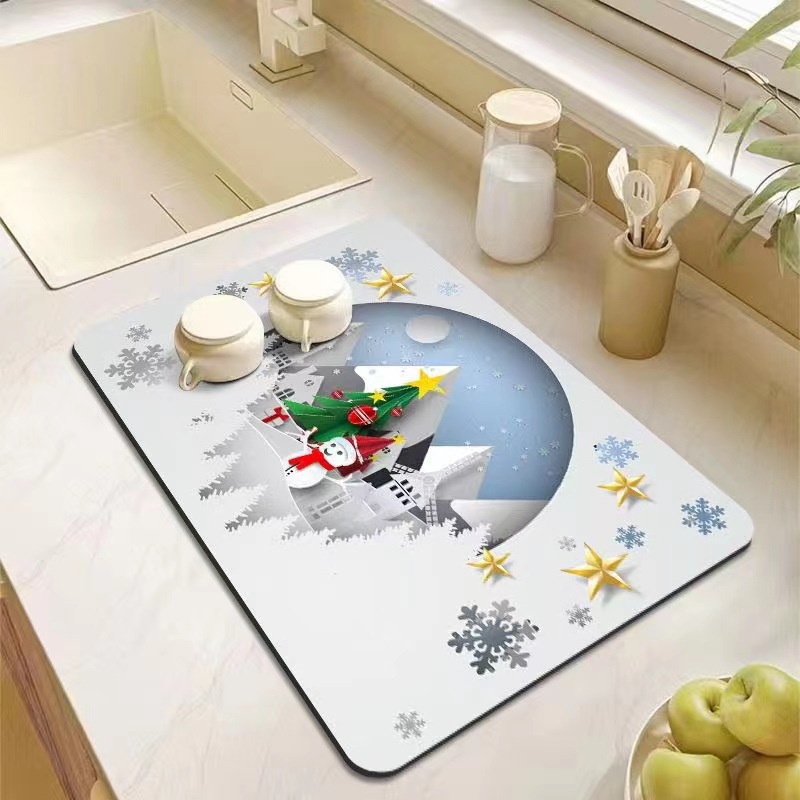🎁 Perfect Gift for Mom! 💝 Kitchen Super Absorbent Draining Mat – Holiday & Special Occasion Ready (Buy 2 Get Free Shipping)