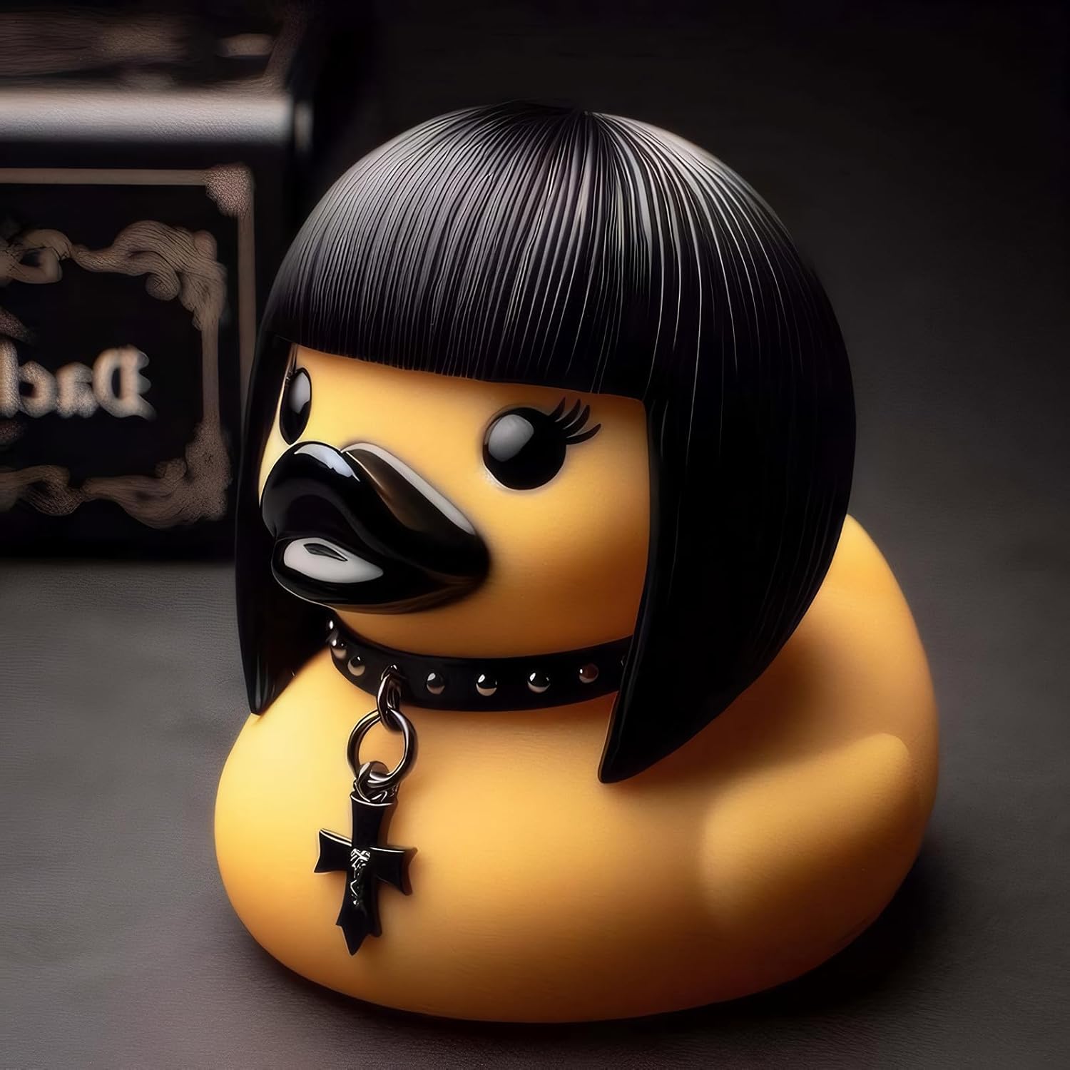 🦆🎁 Gothic Punk Duck Resin Kit – Unique Gift for Holidays & Special Occasions