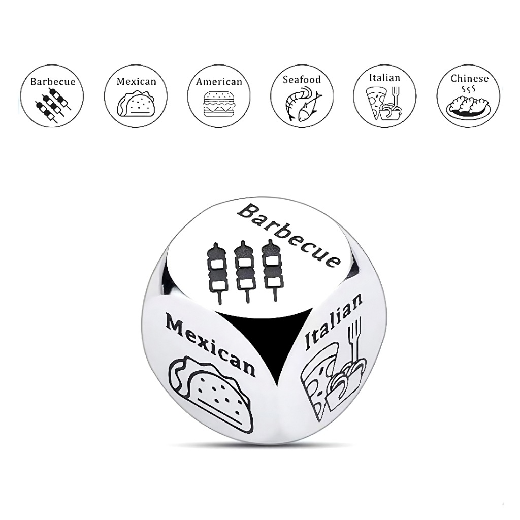 🎁🎲 Food Decision Dice - Perfect Gift for Holidays & Special Occasions!