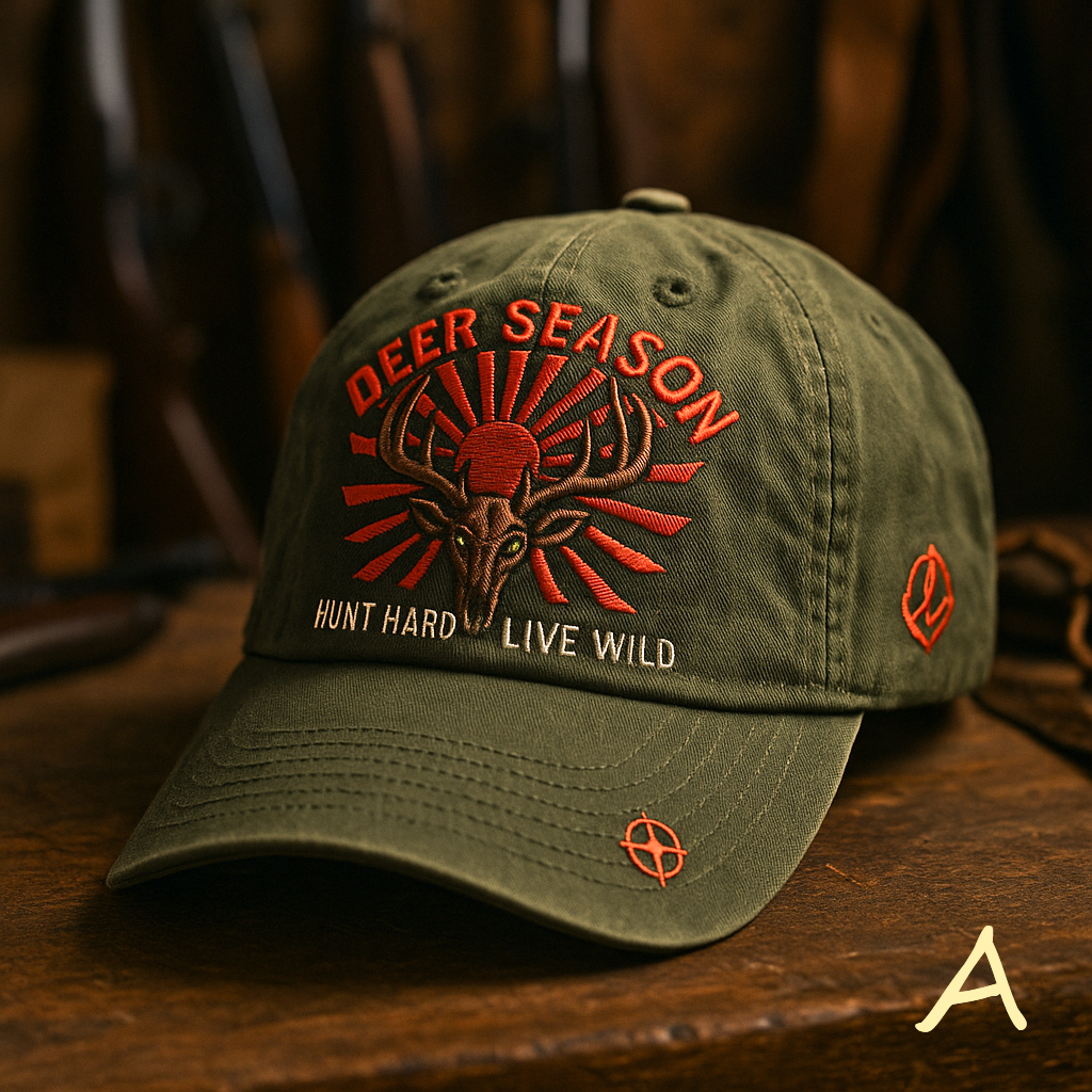 🎁 Deer Season Hunting Cap – Perfect Gift for Outdoorsmen & Holiday Hunters! 🦌