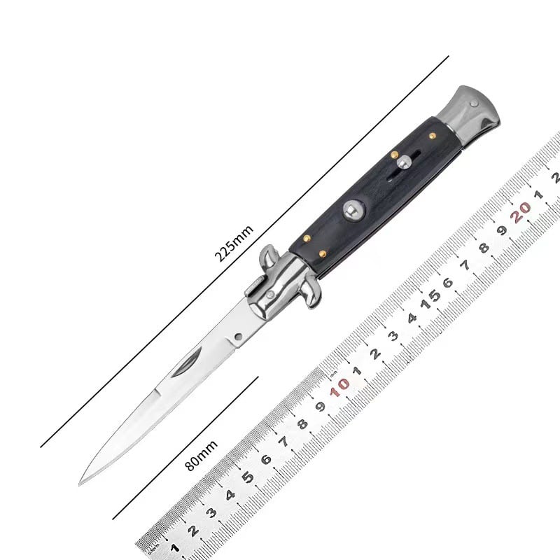 ✨ Pure Handmade Old School Italian Stiletto Pocket Knife - Perfect Gift for Holidays & Special Occasions 🎁