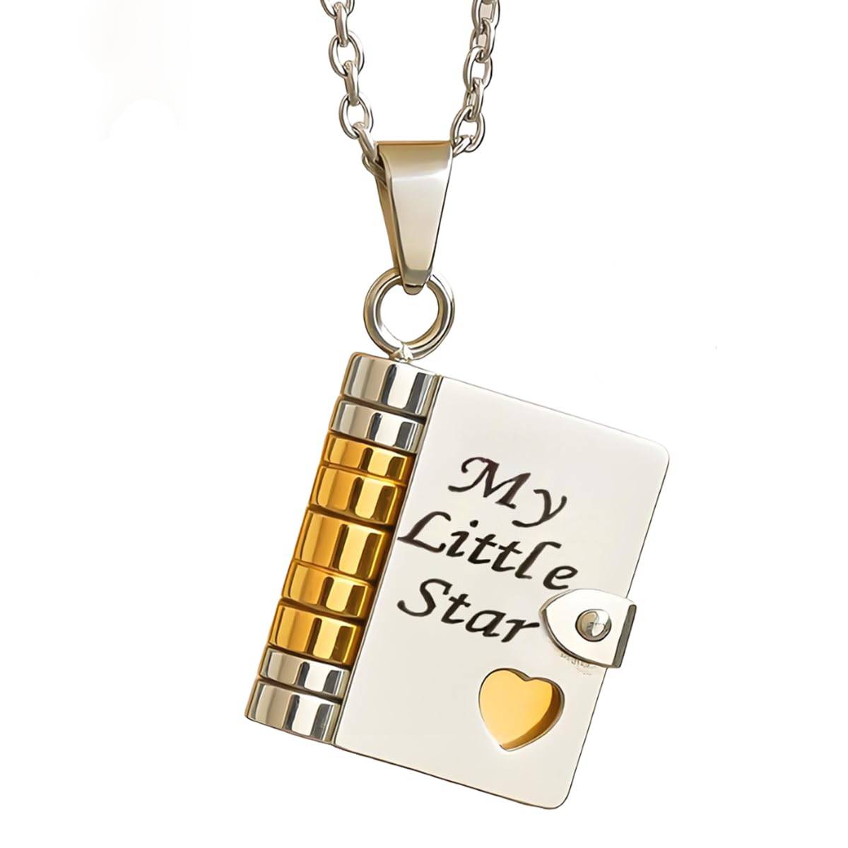 ✨ My Little Star Book Necklace - A Heartfelt Gift for Daughter (Perfect for Birthdays & Holidays!) 💖