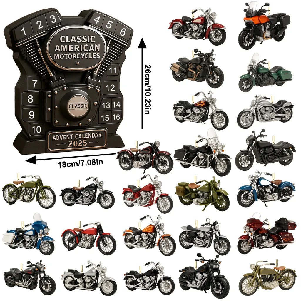 🎁 Classic American Motorcycles Advent Calendar 2025 - Perfect Holiday Gift! 🏍️