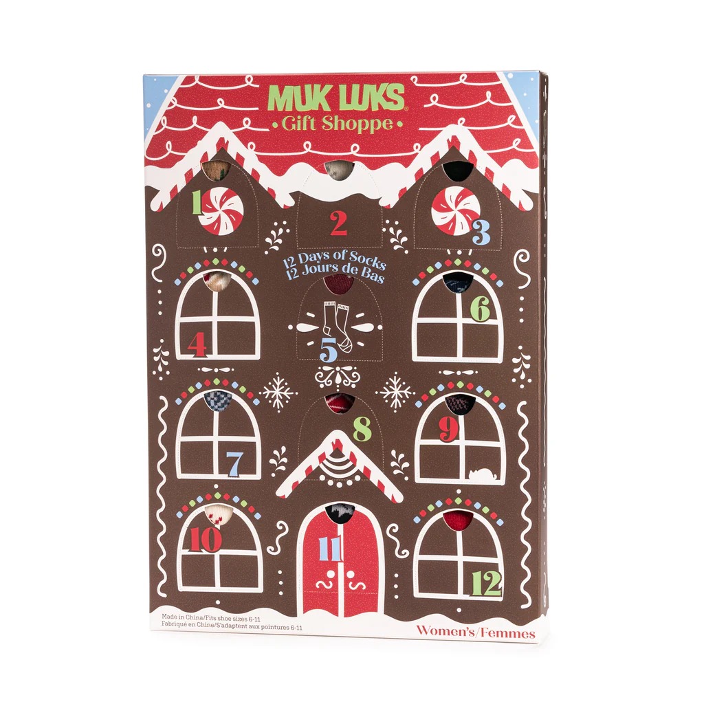 🎁✨ Women's 12 Days of Christmas Socks - Perfect Holiday Gift for Her!