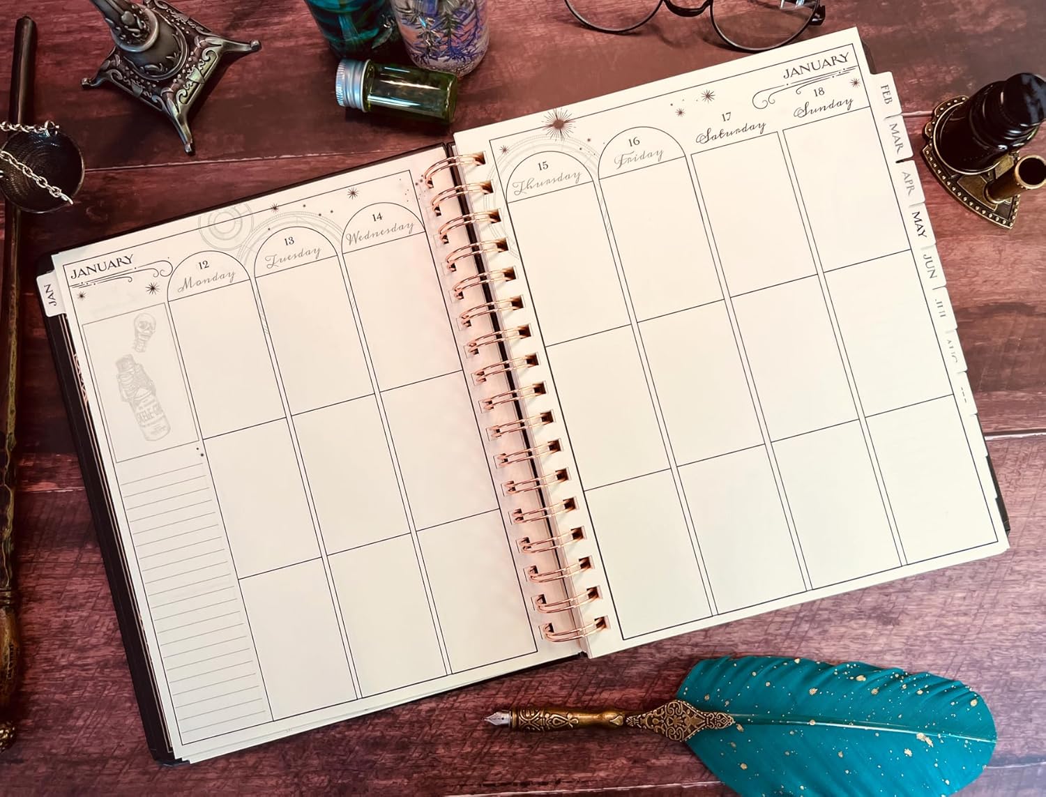 ✨ Magical Harry Potter 2026 Weekly Planner – Perfect Holiday Gift & Special Occasion Present! 📖🎁