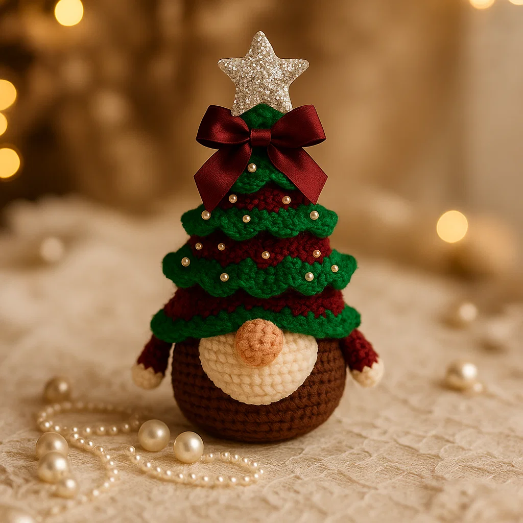 🎁✨ Crochet Christmas Tree Gnome - Perfect Holiday & Special Occasion Gift!