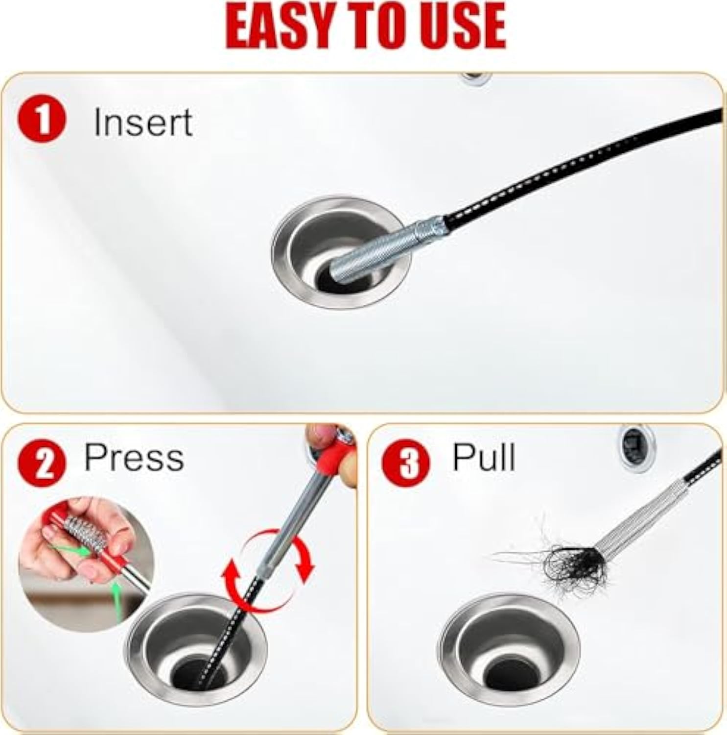 🚿✨ Ultimate Clog Unblocker Set - Perfect Drain Cleaning Gift for Holidays & Special Occasions