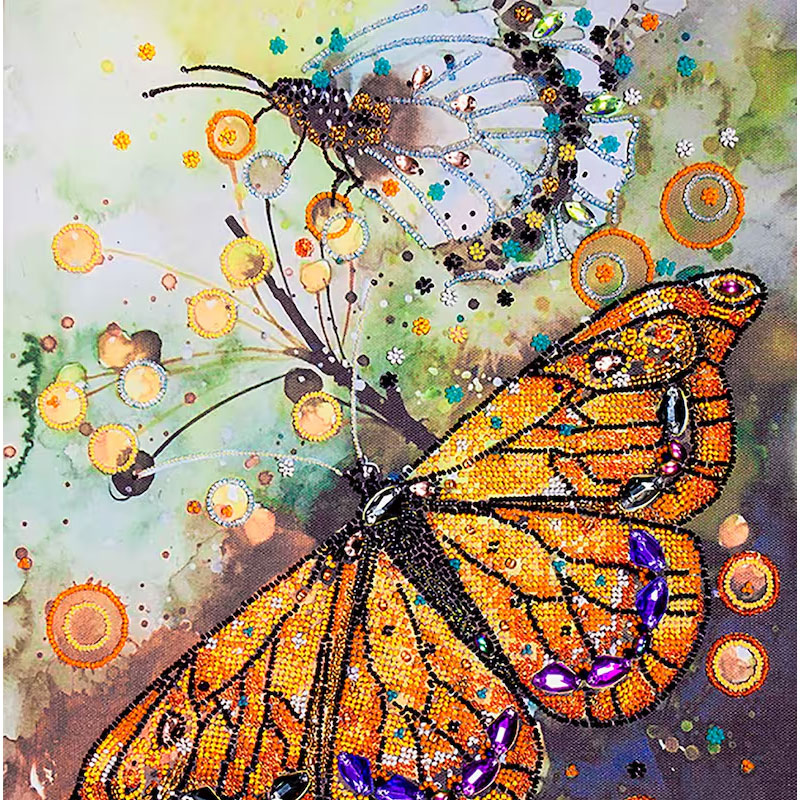 🎁✨ Raven DIY Bead Embroidery Kit – Perfect Gift for Holidays & Special Occasions