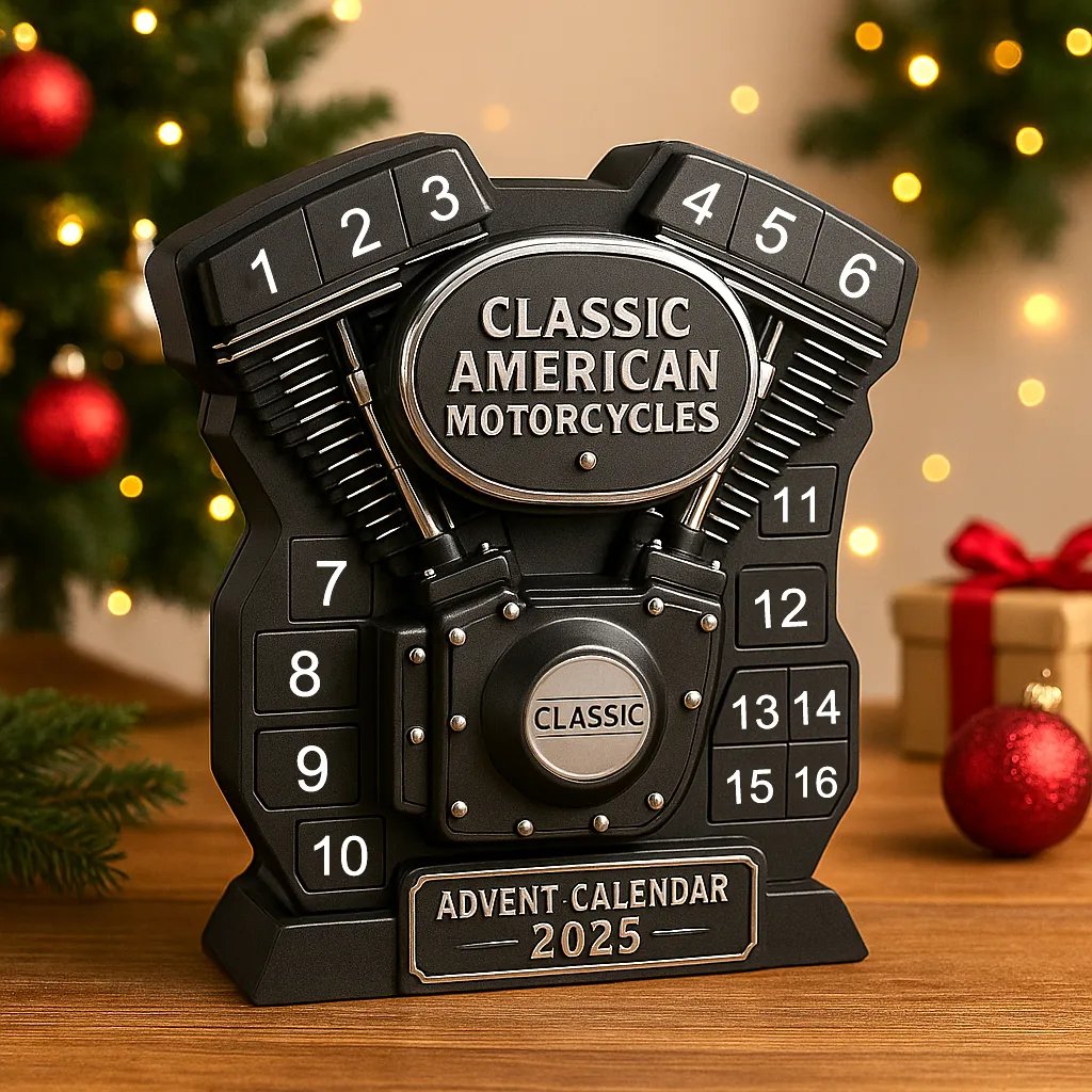 ๐ Classic American Motorcycles Advent Calendar 2025 - Perfect Holiday Gift! ๐๏ธ