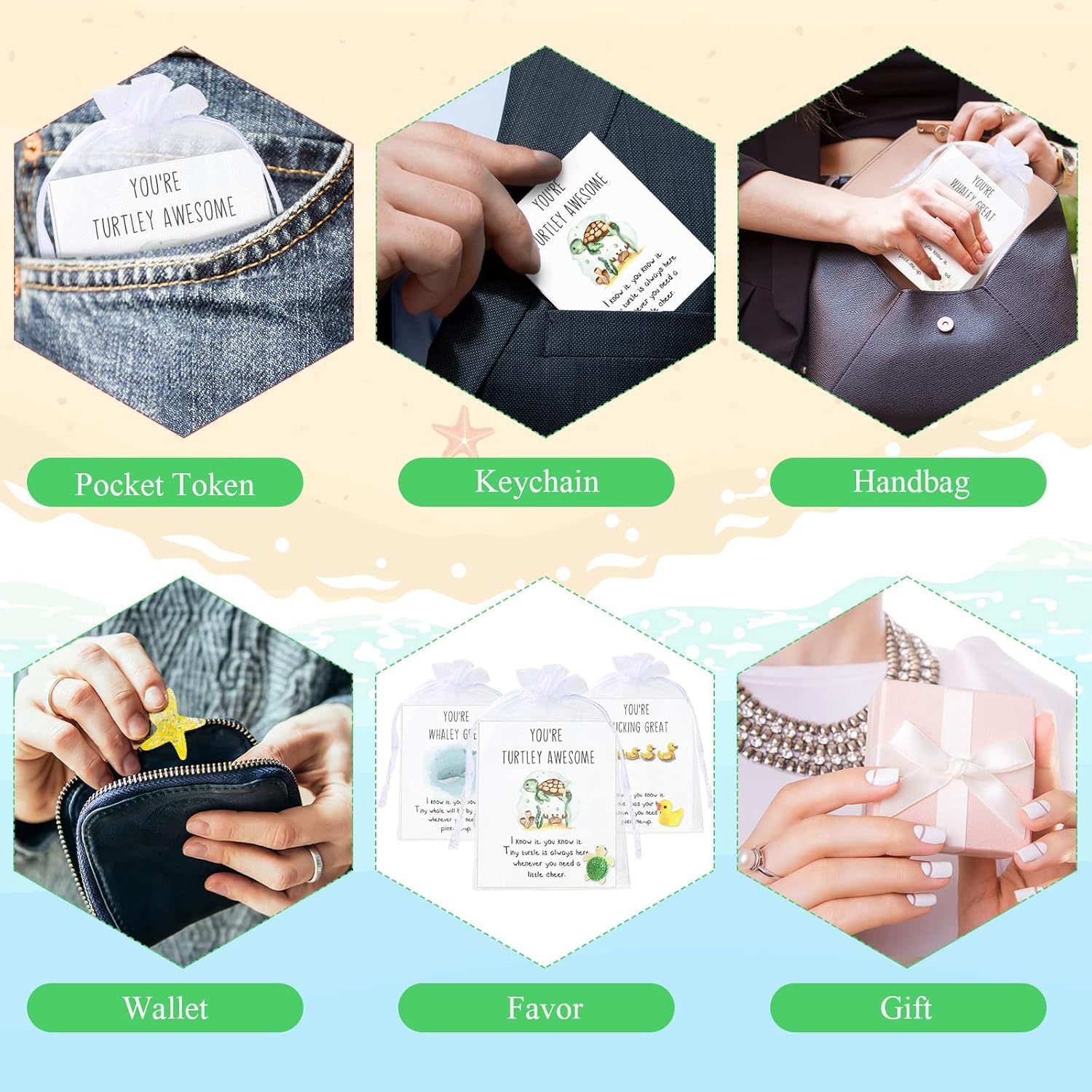 🎁✨ Employee Appreciation Gift Set - Funny Resin Animals & Thank You Cards, Perfect for Holidays & Special Occasions!