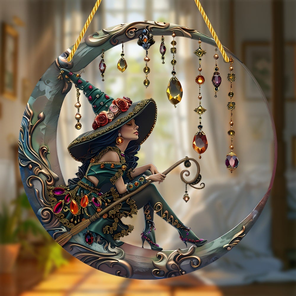 🧙♀️✨ Personalized Witch Suncatcher - Perfect Holiday & Gift Occasion Ornament
