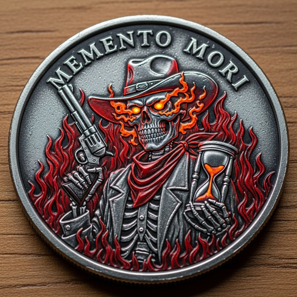 🎁 Memento Mori Limited Edition Commemorative Coins – Perfect Holiday & Special Occasion Gift! ✨