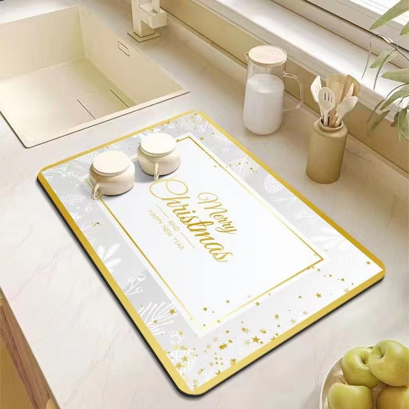 🎁 Perfect Gift for Mom! 💝 Kitchen Super Absorbent Draining Mat – Holiday & Special Occasion Ready (Buy 2 Get Free Shipping)