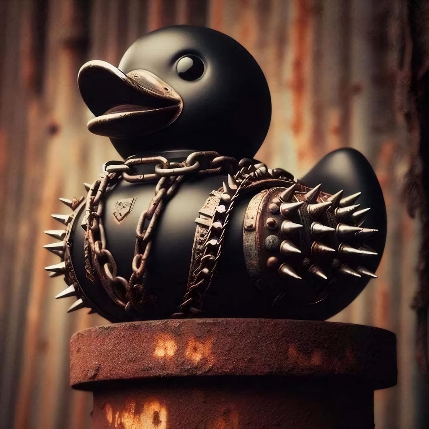 🦆🎁 Gothic Punk Duck Resin Kit – Unique Gift for Holidays & Special Occasions