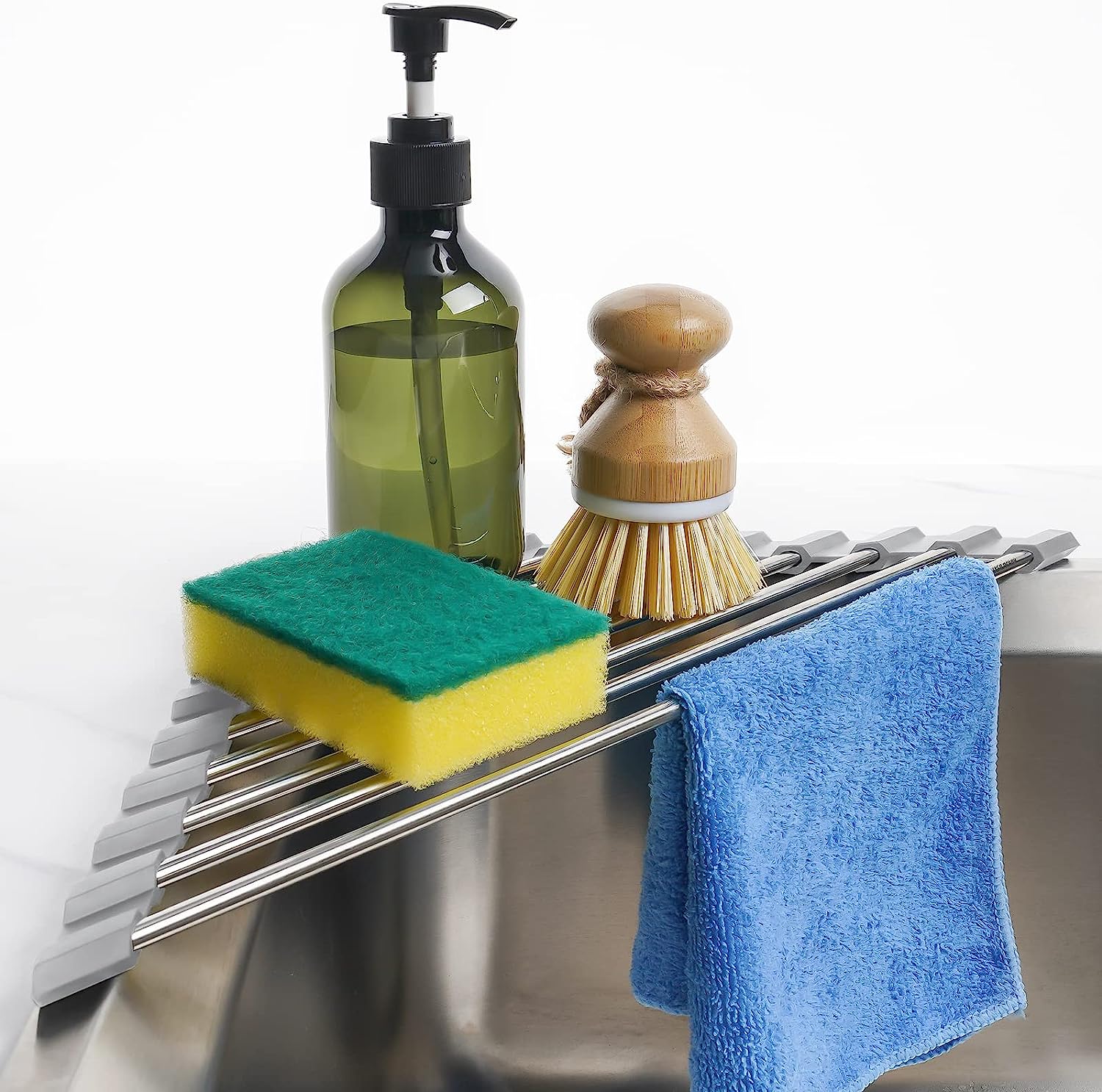 ✨ Triangle Roll-Up Sink Drainer - Perfect Holiday & Special Occasion Gift! 🎁