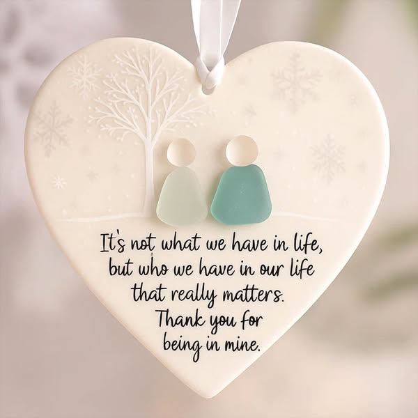 💙🎁 Heart-Shaped Friendship Decor – Perfect Gift for Holidays & Special Occasions