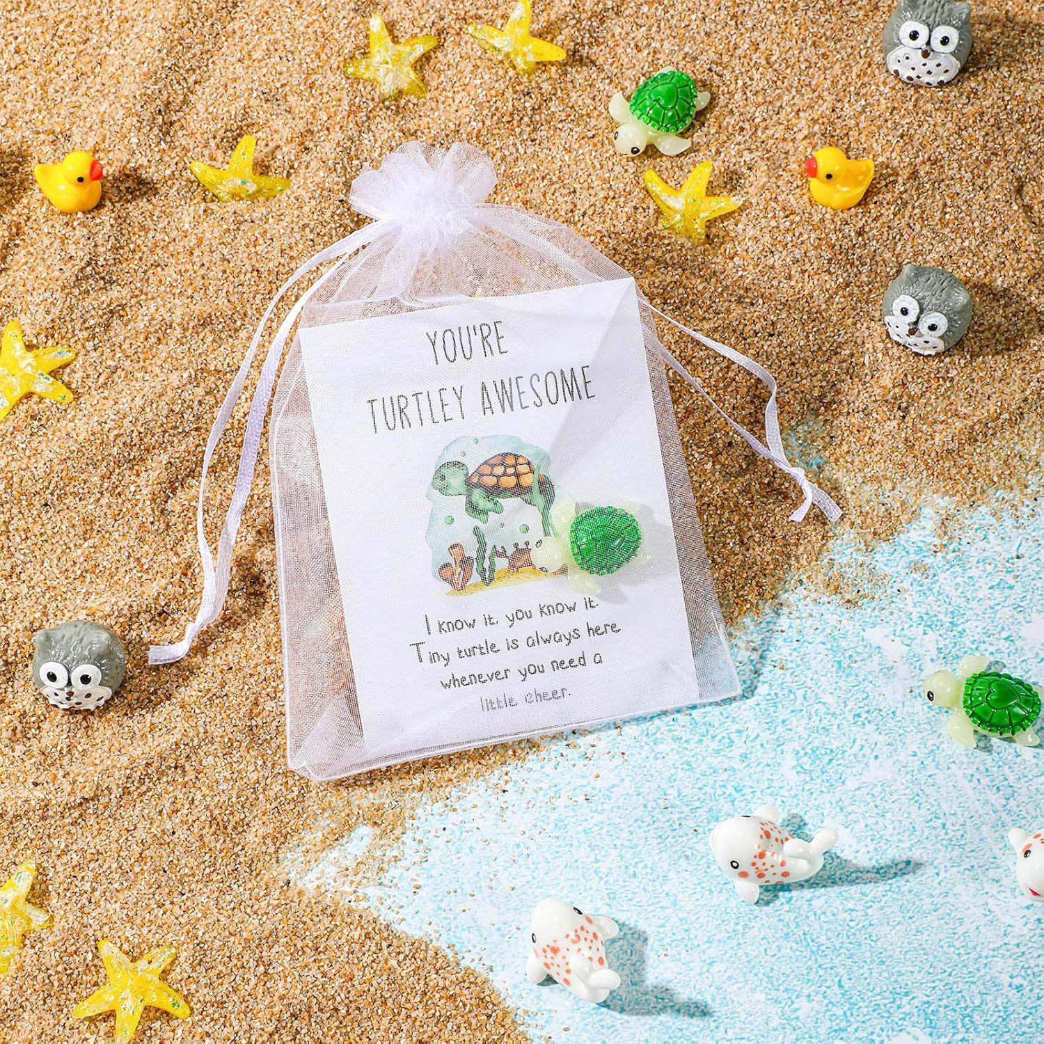 🎁✨ Employee Appreciation Gift Set - Funny Resin Animals & Thank You Cards, Perfect for Holidays & Special Occasions!