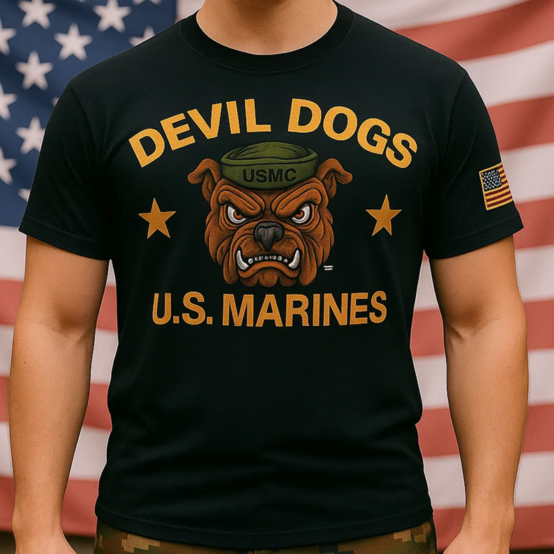 Devil Dog Legacy Hat & T-Shirt Gift Set 🎁✨ - Perfect for Holidays & Special Occasions