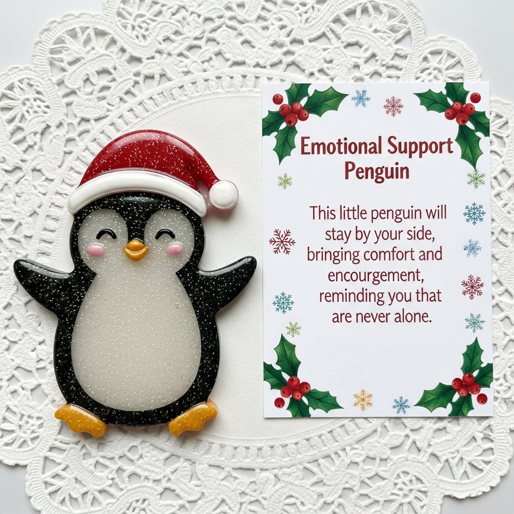 ๐ Emotional Support Christmas Ornament - Perfect Holiday & Special Occasion Gift ๐