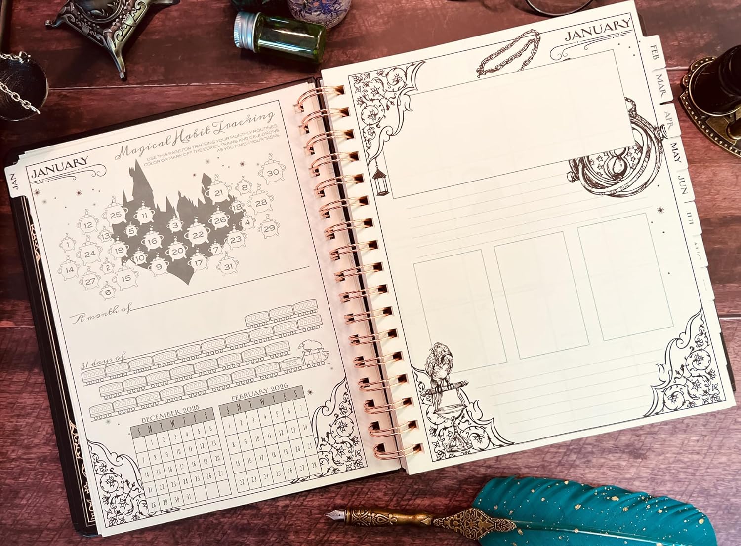 ✨ Magical Harry Potter 2026 Weekly Planner – Perfect Holiday Gift & Special Occasion Present! 📖🎁