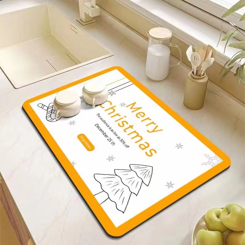 🎁 Perfect Gift for Mom! 💝 Kitchen Super Absorbent Draining Mat – Holiday & Special Occasion Ready (Buy 2 Get Free Shipping)