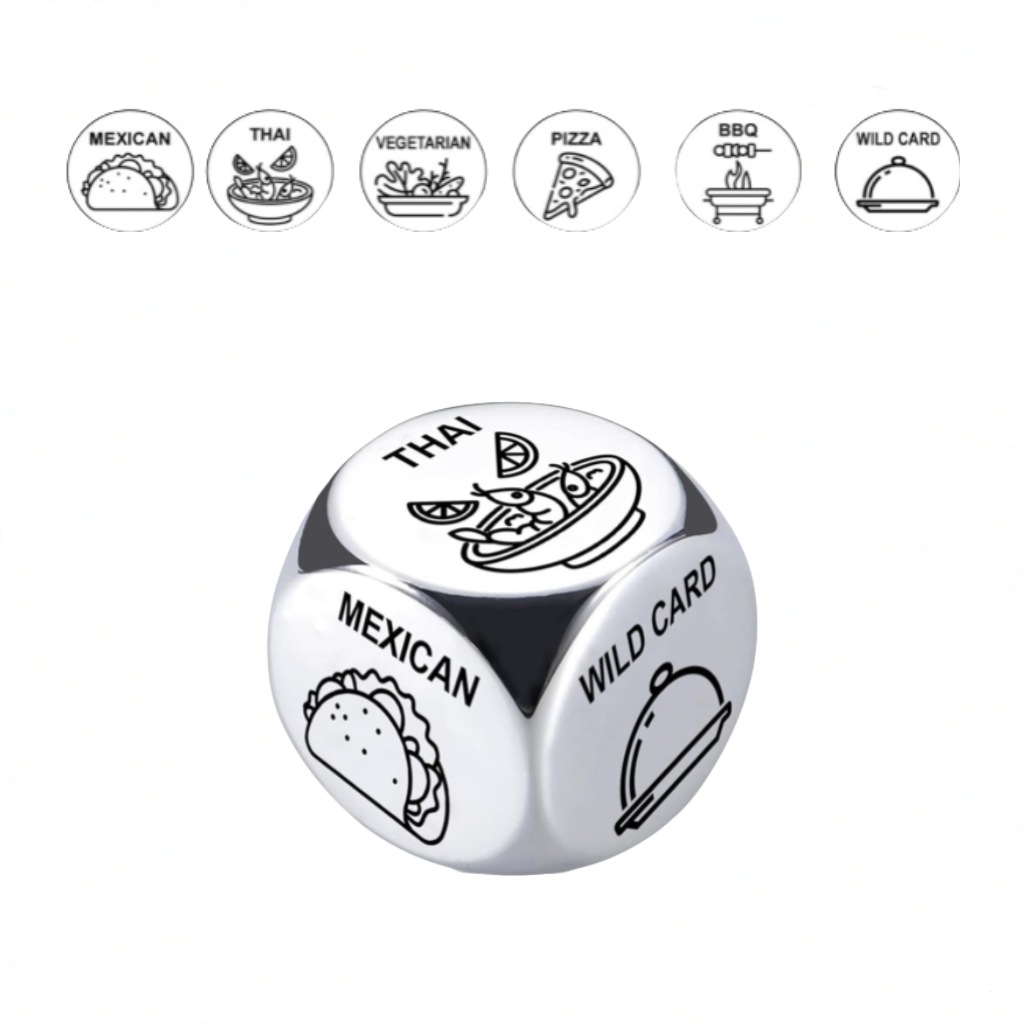 🎁🎲 Food Decision Dice - Perfect Gift for Holidays & Special Occasions!