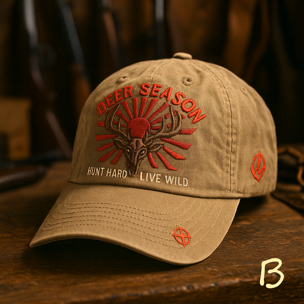 🎁 Deer Season Hunting Cap – Perfect Gift for Outdoorsmen & Holiday Hunters! 🦌